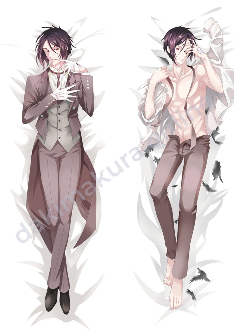 Black Butler Sebastian Michaelis Custom Body Pillow