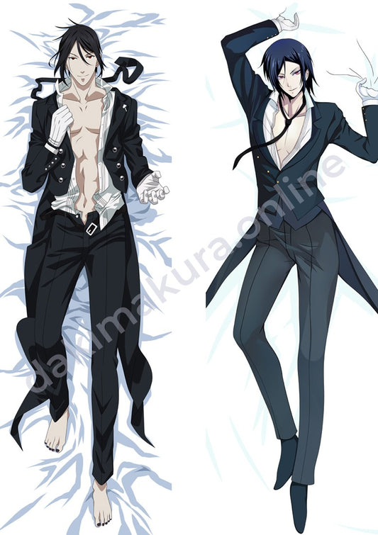 Black Butler Sebastian Michaelis Long Body Pillow