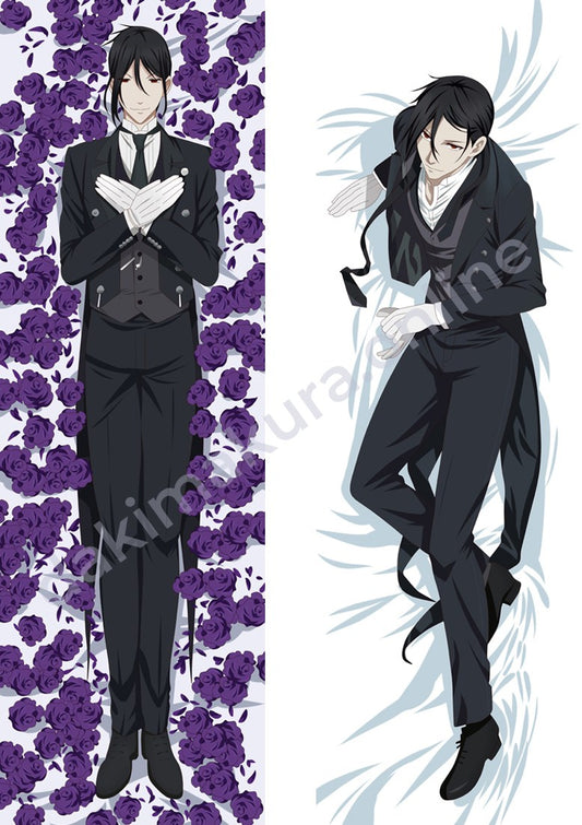 Black Butler Sebastian Michaelis Hugging Body Pillow