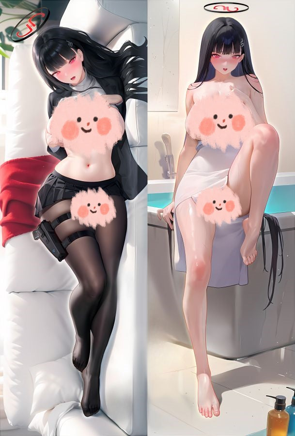 Blue Archive Tsukatsuki Rio Naked Body Pillow