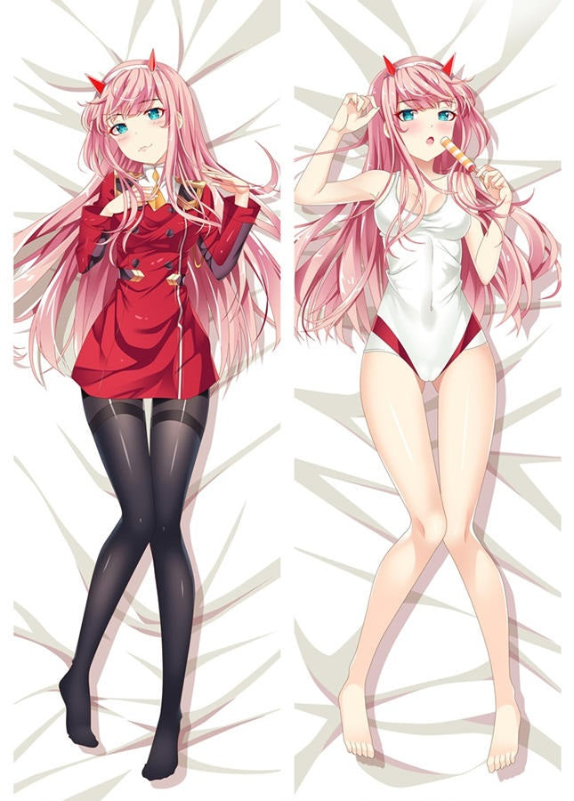 Zero Two Horns Body Pillow - DARLING in the FRANXX HD Print Dakimakura