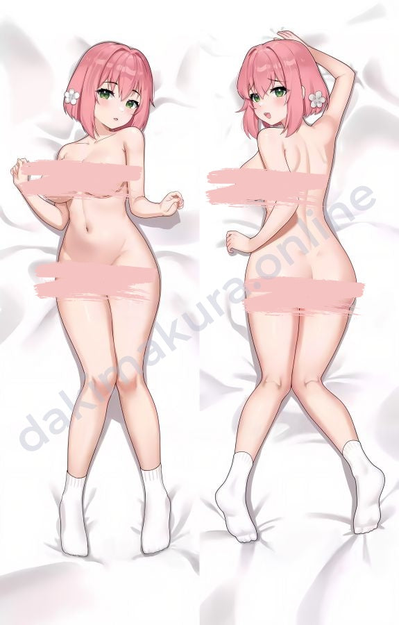 100Kanojo Hanazono Hakari Naked Body Pillow
