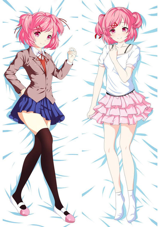Doki Doki Literature Club Natsuki Dakimakura - Tsundere Anime Body Pillow