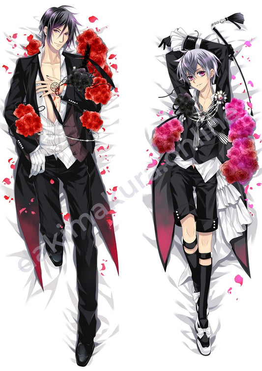 Black Butler Sebastian Michaelis Anime Hug Pillow