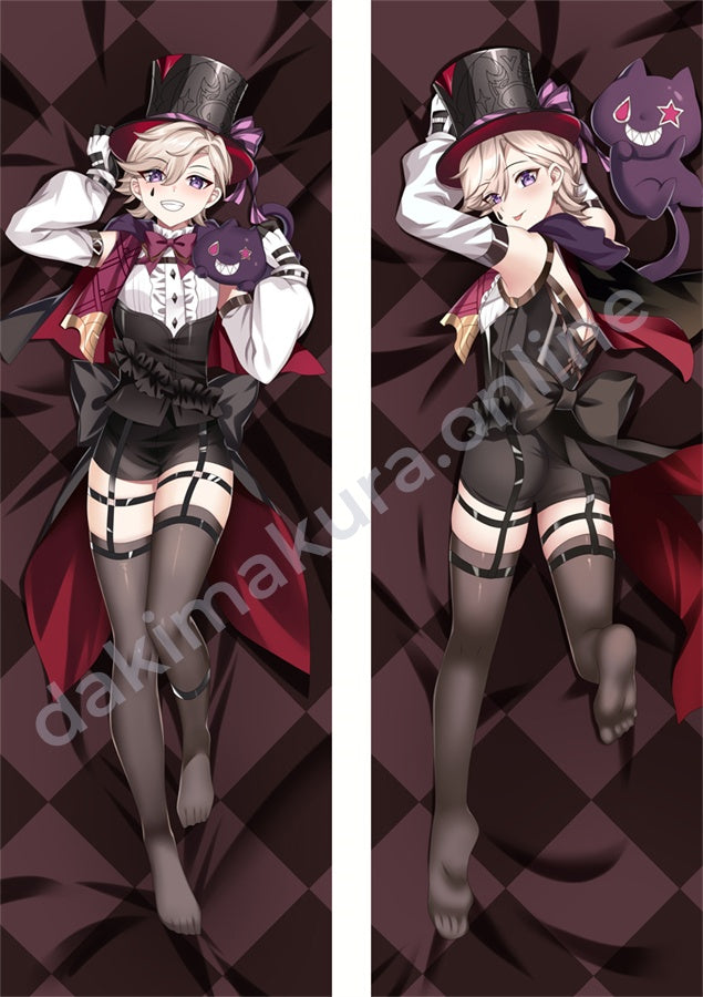 Genshin Impact Lyney Body Pillow Print Detail - Fade-Resistant Lyney Character Artwork