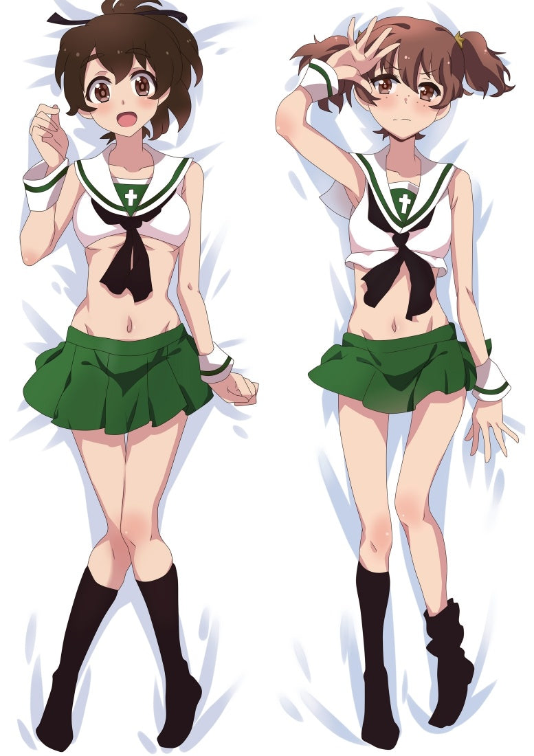 Girls und Panzer Yuzu Koyama Body Pillow