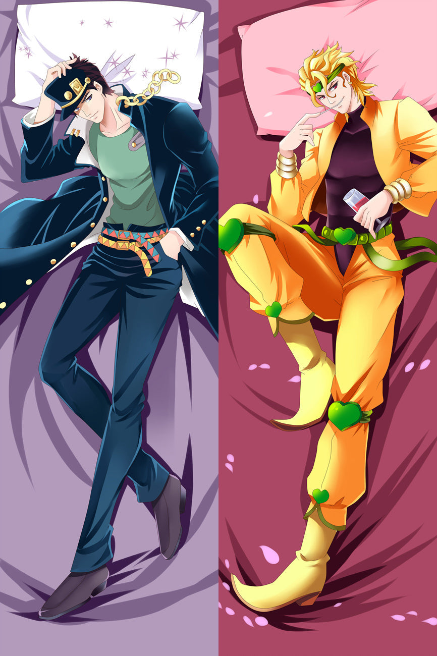 Jojo's Bizarre Adventure Jotaro Kujo & Dio Brando Body Pillow Dakimakura