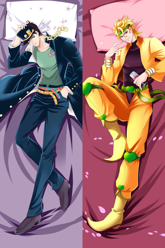 Jojo's Bizarre Adventure Jotaro Kujo & Dio Brando Body Pillow Dakimakura