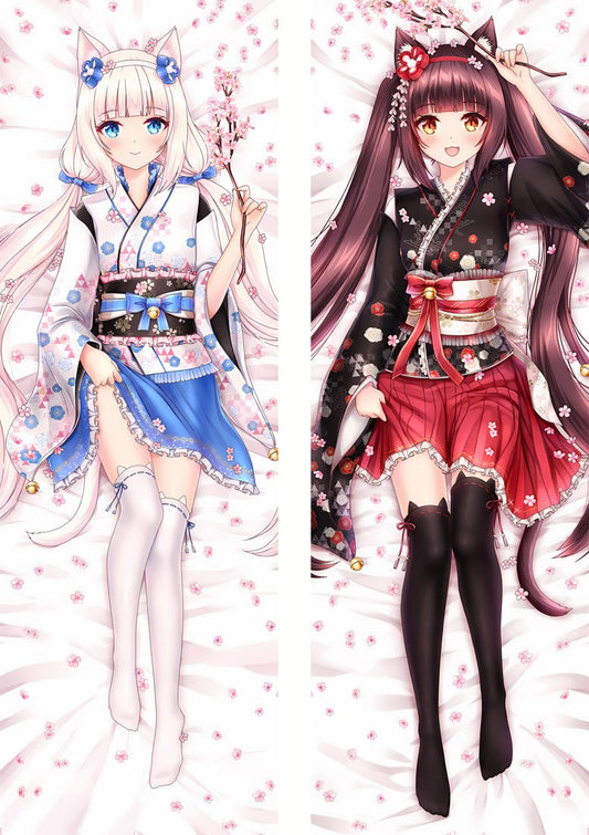 Nekopara Vanilla & Chocola Dakimakura Pillow