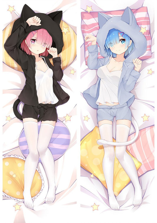 RAM & REM -  Anime Body Pillow