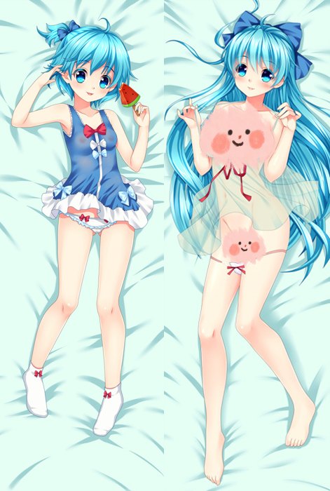 Touhou Cirno Body Pillow